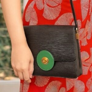 Louis Vuitton Epi Leather Friedland Black & Green